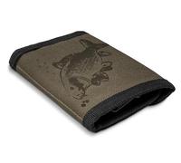 Portefeuille Poisson Carpe Cash & Card Carp Portefeuille Pêche Permis Pêche Passer Titulaire Petite monnaie Bourse Coupe, vert une, 10 x 13 x 2 cm, Pêche à la carpe extérieure