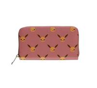 Difuzed Pokémon - Portefeuille imprimé Eevee sur Toute la Surface avec Fermeture éclair, GW887742POK, Multicolore, One Size