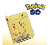 Portefeuille Pokémon Pikachu - Petit Portefeuille Enfant & Fan - Fermeture Zip Sécurisée - Multi-Compartiments Carte & Monnaie