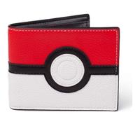 Portefeuille - Pokemon - PokeBall - Cuir Rouge - Souple - Homme Adulte