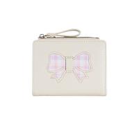 Portefeuille portable pliable pour femme avec nœuds élégants et compartiment spacieux, fermeture éclair, porte-monnaie disponible en plusieurs couleurs, D, Beauté de masse