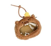 Portefeuille porte-clés en peluche avec intérieur spacieux, étui de rangement pratique Cpin pour carte de rangement pour badge essentiel quotidien sur le thème de Capybara, Little Duck, Beauté de