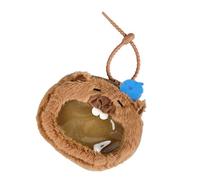 Portefeuille porte-clés en peluche avec intérieur spacieux, étui de rangement pratique pour carte Cpin pour essentiels quotidiens en peluche douce Capybara Pouch Organizer, Oiseau, Beauté de masse