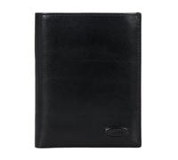 Portefeuille pour carte de crédit BRIC'S Monte Rosa Noir - Cuir - Protection RFID - 10 compartiments pour cartes