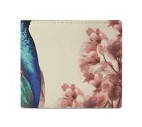 Portefeuille pour cartes et pièces de monnaie pour homme Motif paon pour un usage quotidien et tient dans n'importe quelle poche avec facilité, style, taille unique, Style :, Taille unique