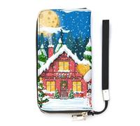 Portefeuille pour Femme avec Porte-Cartes Movie Element, Pochette élégante en Cuir avec dragonne