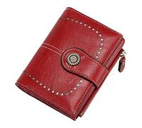 Portefeuille pour femme porte-cartes - organisateur pour cartes en cuir avec protection , portefeuille pour cartes compact | portefeuille pour femme fin et élégant, porte-cartes de crédit multiple