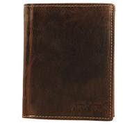 Portefeuille pour homme - Akzent - Cuir véritable - Format vertical - Marron