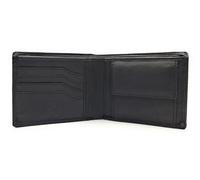 Portefeuille pour homme en cuir nappa de vachette véritable - Protection RFID, compartiment zippé dans le compartiment à billets, 10 emplacements pour cartes, compartiment à monnaie avec compartiment