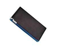 Portefeuille pour Homme Noir en Cuir Pu, Multi-porte-cartes à Diviseurs | Format Billfold, Texture Souple et Résistante, pour Présents de Noël et Fêtes