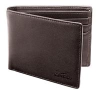 Portefeuille pour homme - Portefeuille fin en cuir véritable à deux volets RFID - Cadeau pour homme emballé dans une élégante boîte cadeau, marron, Small, Portefeuille à deux volets pour homme