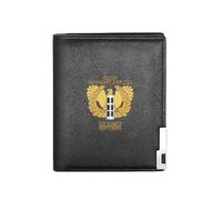 Portefeuille pour hommes Chef de commande armée américaine insigne à la retraite design graphique fierté militaire cadeau de retraite affaires décontracté cuir élégant pour carte poche de pièces