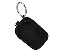 Portefeuille pour maman, porte-clé en nylon imperméable pour femme, portefeuille porte-clés en nylon imperméable pour le shopping, les voyages, Noir , Refer to description, Unisexe