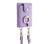 Portefeuille pour téléphone - Porte-Cartes adhésif, Portefeuille pour Smartphone | Poche pour téléphone étanche, 2 emplacements pour Cartes, lanière détachable avec Support, Porte-Cartes Universel