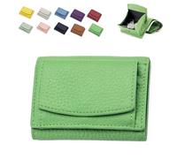 Portefeuille préliminaire avec pochette pour pièces de monnaie, 2024 nouveau cuir véritable avec blocage RFID, organiseur de poche, portefeuille pliable unisexe anti-fraude, portefeuille de poche