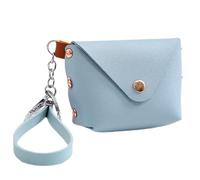Portefeuille PU Keychain pour Femmes Pochettes de Bracelet Small Coin Purse pour Faire du Shopping et Voyager à la Mode.