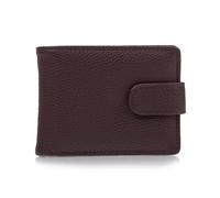 Portefeuille rabat avec patte Homme Marron