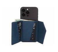 Portefeuille RFID magnétique compatible MagSafe avec support - coloris bleu XCase