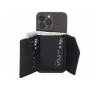 Portefeuille RFID magnétique compatible MagSafe avec support - coloris noir XCase