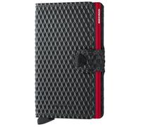 Portefeuille - SECRID - MINIWALLET CUBIC - Noir-Rouge - Compact - Semi-rigide