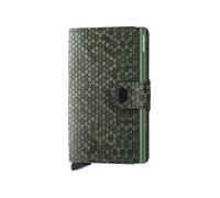 Portefeuille - SECRID - Miniwallet Hexagon - Vert - Aluminium - Coque Rigide