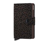 Portefeuille - SECRID - Miniwallet LEO - Marron - Aluminium - Cuir Compact
