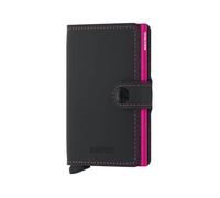 Portefeuille - SECRID - Miniwallet - Noir Mat & Fuchsia - Aluminium - Coque Rigide