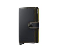 Secrid Mini portefeuille mat, noir et bois de bœuf, Moderne