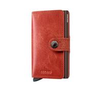 Portefeuille - SECRID - Miniwallet - Vintage Orange - Aluminium - Cuir