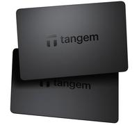 TANGEM Portefeuille - Portefeuille Crypto Sécurisé - Stockage Froid Fiable pour Bitcoin, Ethereum, NFT et Plus de Pièces - Portefeuille Matériel 100% Hors Ligne, Noir , 2er-Packung