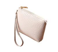 Portefeuille tendance pour femme et bandoulière très portable, léger et de grande capacité (blanc, taille unique)