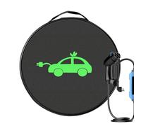 Portefeuille transparent avec fermeture éclair sac de transport pour câble de charge EV, sac de câble de charge EV Bag Câble de charge Sac de câble de pont - Étui de chargeur