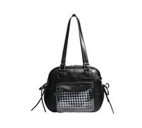 Portefeuille transparent sous le bras de Japanese Lovely Styles - Construction pratique avec sangle confortable pour vêtements décontractés - Sac transparent de style japonais, Noir