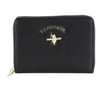 Portefeuille U.S. POLO ASSN. Stanford Zip Around L Noir - Femme - Style Classique