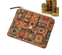 Portefeuille vintage pour femme avec porte-cartes de crédit - Portefeuille fin marron pour permis de conduire, cartes d'identité, E, Refer to description, Unisexe