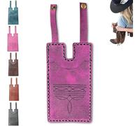 Portefeuille Western Boot avec sangle à bouton-pression - Porte-cartes de crédit en cuir fabriqué à la main pour bottes de cowboy | Design fin et compact qui s'adapte à l'intérieur des bottes | Cadeau