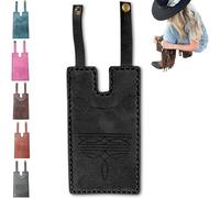 Portefeuille Western Boot avec sangle à bouton-pression - Porte-cartes de crédit en cuir fabriqué à la main pour bottes de cowboy | Design fin et compact qui s'adapte à l'intérieur des bottes | Cadeau