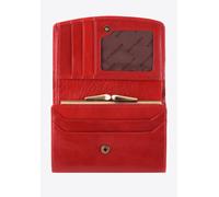 WITTCHEN Portefeuille | Taille: 10 x 14 cm | Matériel: Cuir de Grain | Couleur: Rouge | Collection: Arizona | 10-1-062-3