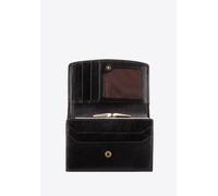 WITTCHEN Portefeuille | Taille: 10 x 14 cm | Matériel: Cuir de Grain | Couleur: Noir | Collection: Arizona | 10-1-062-1