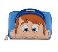 Loungefly Portefeuille Disney Wreck-It Ralph Fix-It Felix, Cuir Vegan, Fermeture Éclair, 4 Fentes Cartes