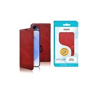 Portefeuille Zanae Columbia pour Galaxy S25 Plus Rouge