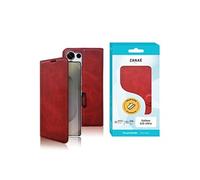 Portefeuille Zanae Columbia pour Galaxy S25 Ultra Rouge