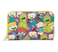 Portefeuille zipp imprim int gral Loungefly x Nickelodeon Rugrats Reptar Bar
