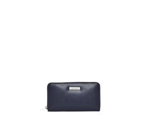 Portefeuille zippÃ©e femme Mandarina Duck Hera 3,0 Bleu 3,9x7,5x0,8 cm