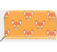 Portefeuille zippé Disney Bambi en marron