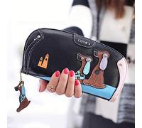 Portefeuilles de marque pour femme, sac à main de créateur, portefeuille pour chien, carnet de chèques, portefeuilles pour femmes, Noir , Taille unique