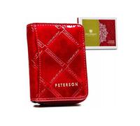 Portefeuilles en cuir PETERSON DHPTN5157PLT66607 pour femme - Blanc/Platine