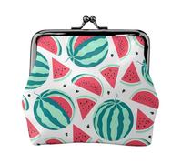 Portefeuilles en forme de pastèque pour femme, porte-monnaie pour femme, petit portefeuille pour femme, élégant et personnalisé, noir, One Size, Art déco