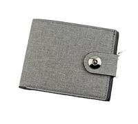 Portefeuilles pour Femmes Portefeuille pour Hommes Toile Pliée Courte Bourse Loisirs Portable Pièce de Monnaie Pince à Billets Porte-Cartes Portefeuilles de Luxe Sac Photo pour Hommes (Color : Blue)