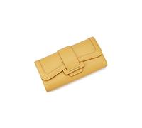 Portefeuilles pour Femmes Portefeuilles en Cuir Simples pour Femmes Portefeuille à Trois Volets Porte-Carte Longue Pochette Dame Sac à Main pour Quotidien (Color : Red)